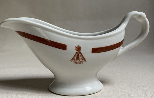Hedges Wig Wam Restaurant - Souvenir Gravy Boat (newer photo)